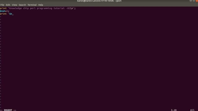 Perl Programming tutorial-02||Knowledge Chip||Naren||How to install perl software in Ubuntu linux | смотреть онлайн