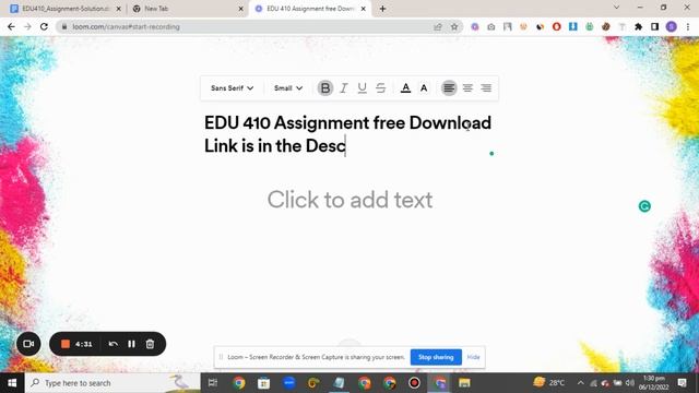 EDU410 Assignment 1 solution 2022 docx & pdf file смотреть онлайн