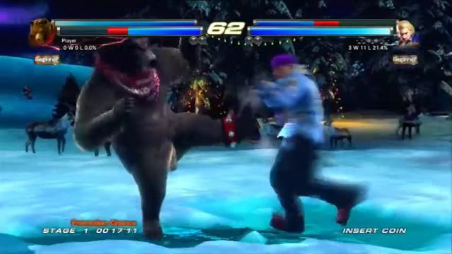 Tekken Tag Tournament 2 Lei & Kuma VS Roger Jr. & Steve смотреть онлайн