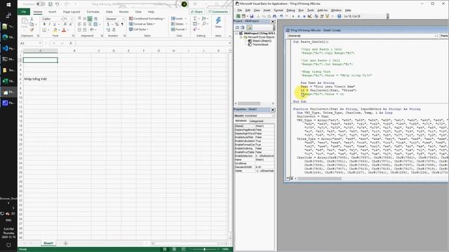 Excel vba copy, insert unicode text смотреть онлайн