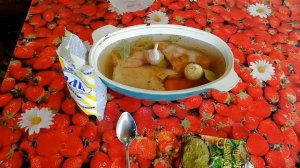 Хаш из рульки в утятнице