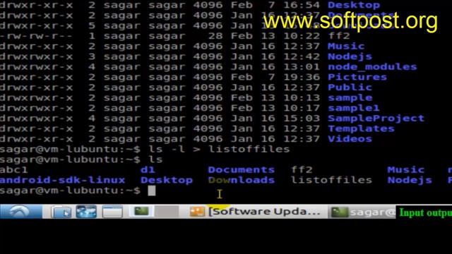 Input output redirection in Bash смотреть онлайн
