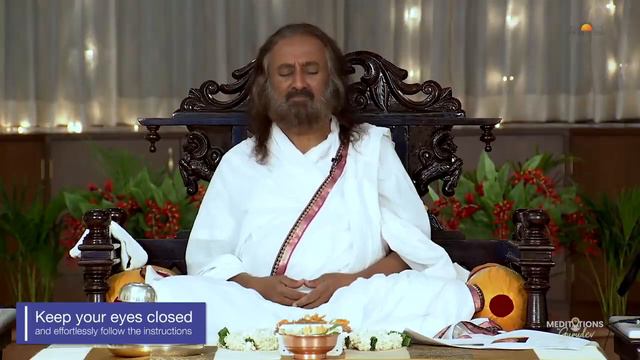 Guided Meditation to Remove Negativity from Mind Gurudev Sri Sri Ravi Shankar смотреть онлайн