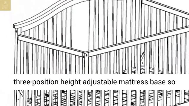 Graco Solano 4 in 1 Convertible Crib with Drawer Pebble Gray Non-Toxic Finish смотреть онлайн