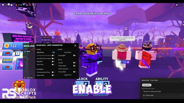 [🎃NEW] Roblox Blade Ball BEST Script Hack Bedol Hub : OP Auto Parry | Ping Parry | *PASTEBIN 2023* смотреть онлайн