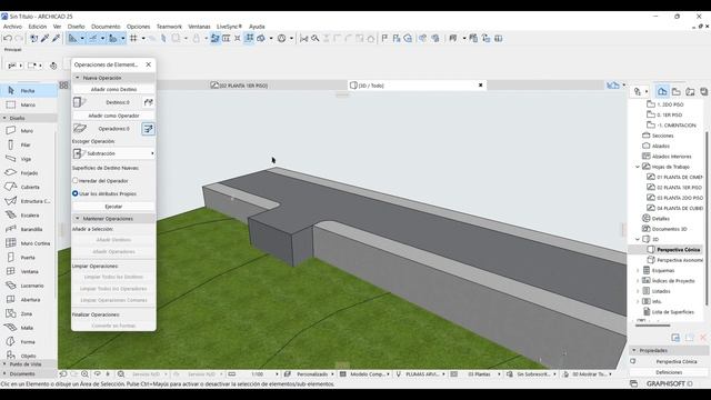 TUTORIAL #07 - CREAR VIAS SOBRE TERRENO INCLINADO CON OPERACIONES DE ELEMENTOS SOLIDOS #Archicad25 смотреть онлайн