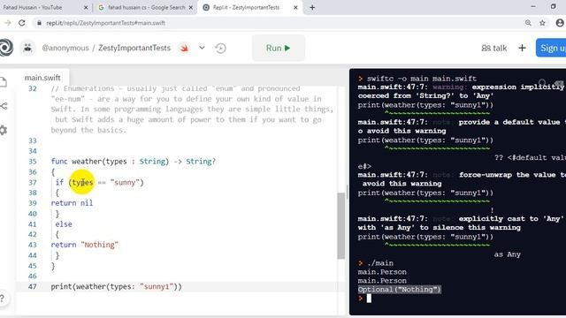 Tutorial 14: Enumeration in Swift tutorial | How to use Enumerations | Enum in swift iOS URDU/HINDI смотреть онлайн