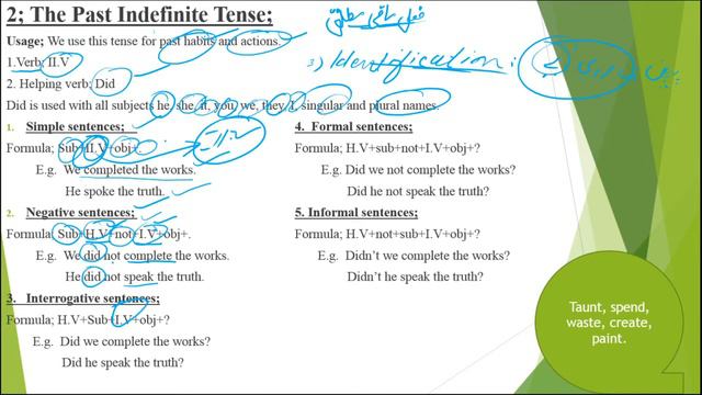 The Past Indefinite Tense Part 1 Lecture No.13 in (Urdu / Hindi) смотреть онлайн