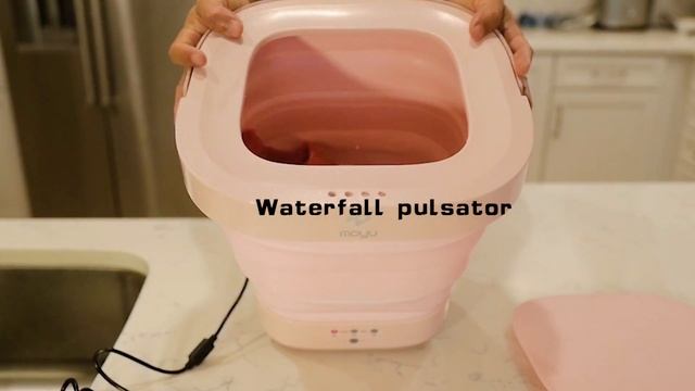Moyu portable folding washing machine смотреть онлайн