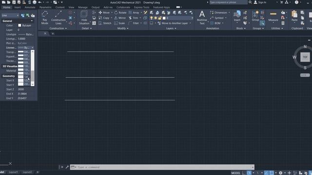 How to Change Line Thickness (Width) in autocad 2021 [ fast and easy] смотреть онлайн