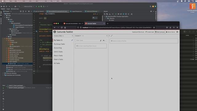 Camunda in Verbindung mit Java-Code смотреть онлайн