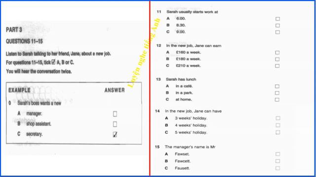 KET 1 - TEST 2 - Cambridge Key English Test 1 - A2 LEVEL смотреть онлайн