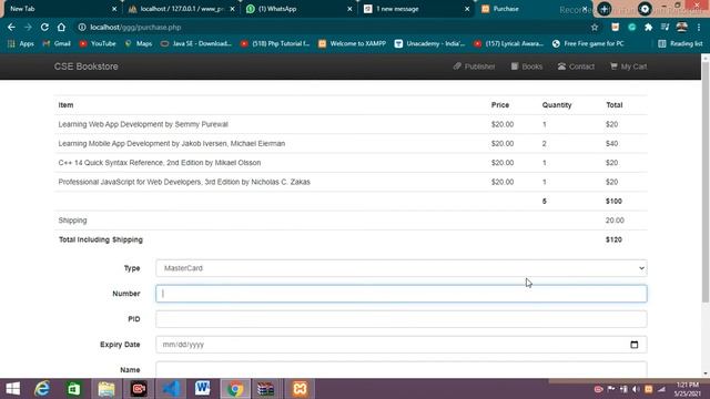Online Book Store project in php mysql смотреть онлайн