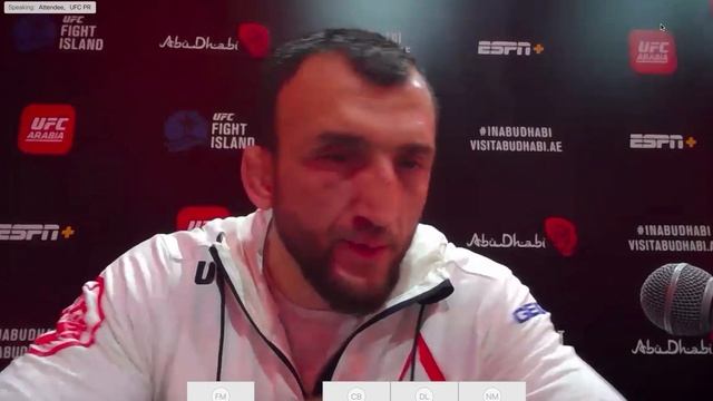 Muslim Salikhov UFC 251 post-fight interview смотреть онлайн