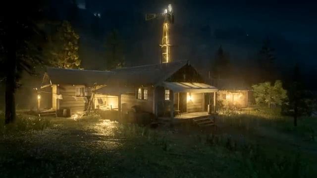 Relaxing, fantastic thunderstorm with heavy rain at the farm | Ambience Thunderstorm for sleep смотреть онлайн