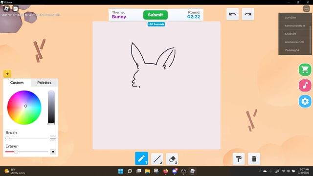 PRO ARTIST Draws On Speed Draw Roblox