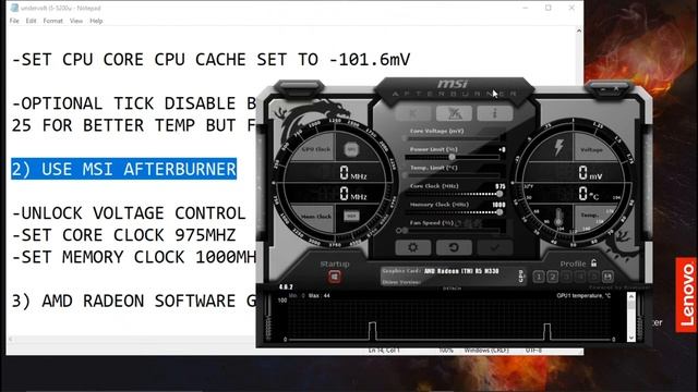 ||TUTORIAL|| How to Undervolt i5 5200U and Safe Overclocked AMD R5 M330! Lenovo G50-80 смотреть онлайн