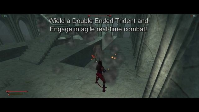 Fallen Angel - Game play of Old 3rd Person Hack and Slash Prototyping. смотреть онлайн