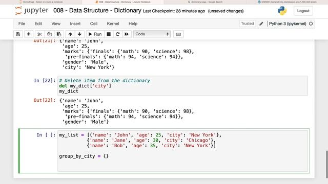 083 - Grouping Items by Key in Dictionary in Python смотреть онлайн