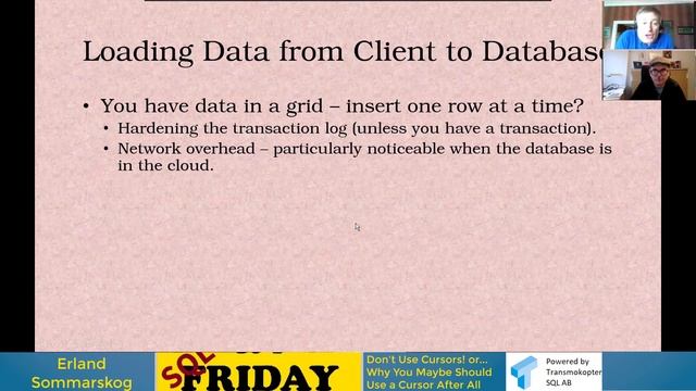 SQL Friday #79 - Don't Use Cursors! or... Why You Maybe Should Use a Cursor After All смотреть онлайн