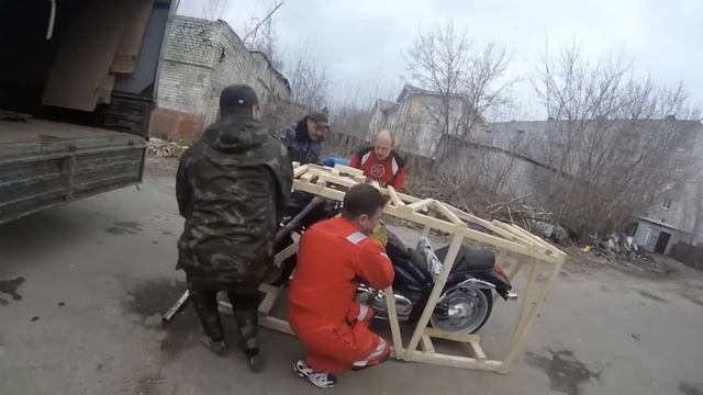 Забираем посылку Suzuki Boulevard M109R смотреть онлайн