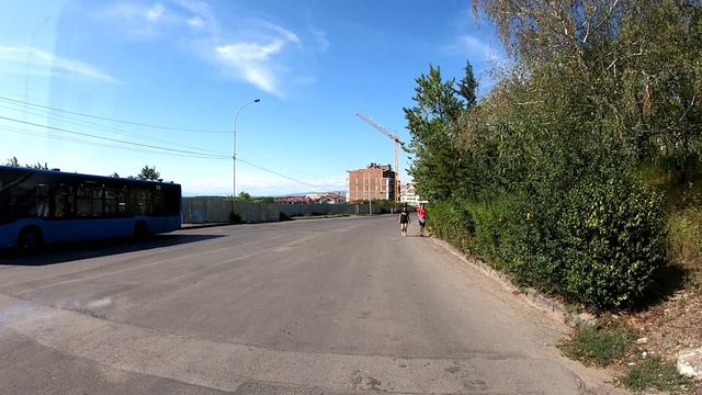 38 маршрут в Ужгороде через площадь Петефи. Полный круг. Таймлапс смотреть онлайн