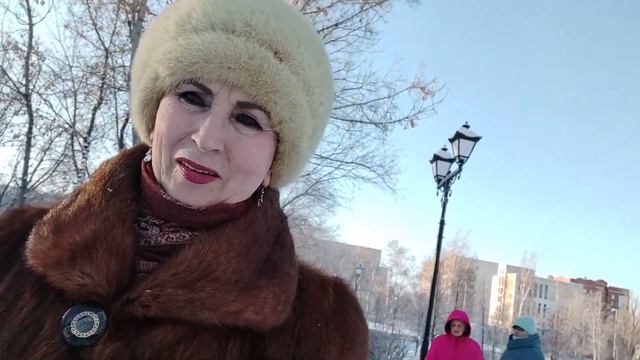 В Крещение Господне. Новогодняя площадь г. Кургана. смотреть онлайн