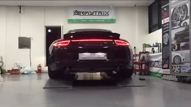 PORSCHE 911 CARRERA 4S (991) REVS & TUNNEL W/ ARMYTRIX CAT-BACK EXHAUST смотреть онлайн