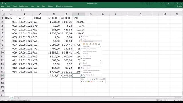 Používání nejčastějších funkcí [Excel pro začátečníky - ekonomy a účtaře 04] смотреть онлайн