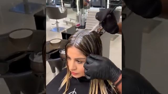 Hair Color Transformation By Mounir Using Mounir Products