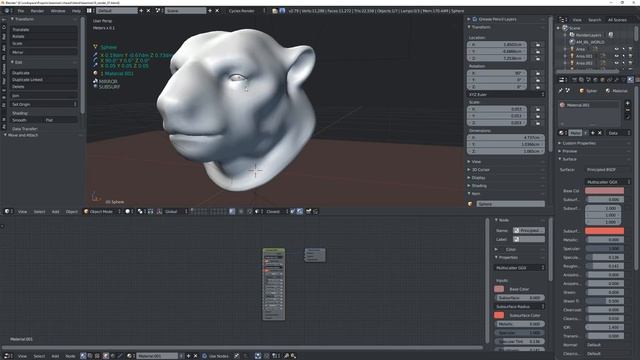 Blender Bake to Lowpoly смотреть онлайн