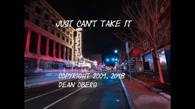 Dean Oberg - Just Can't Take It смотреть онлайн