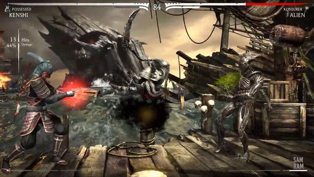 Mortal Kombat X - Ronin Kenshi Vs Alien (Very Hard) смотреть онлайн