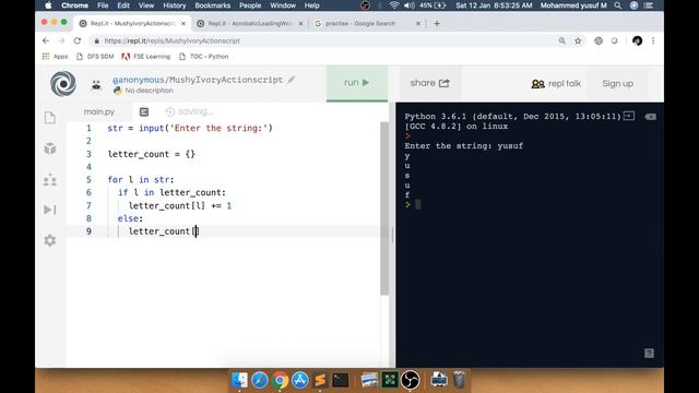 Problem Solving in Python using List and Dict | yusy4code смотреть онлайн