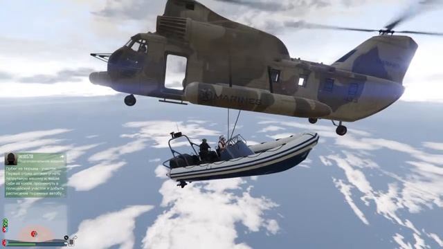 GTA: Online - ТРЮКИ! НЕВЕРОЯТНОЕ ПАДЕНИЕ С ВЫСОТЫ НА ВОДУ! =) смотреть онлайн