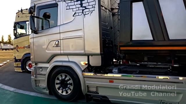 Scania s770 V8 sound, r560 & s500 - European truck drivers 2024 смотреть онлайн