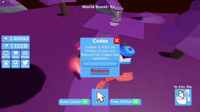 All of the Codes in Clicker Lords | ROBLOX | (Read Desc) смотреть онлайн