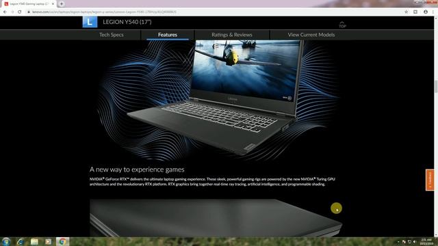 Lenovo Legion Y540 | I7 9750H | RTX 2060| 17” Gaming   Laptop RS-89364.87