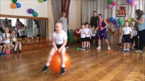 Спортивный праздник к 23 февраля с участием пап. Д/с №273 г. Минска.