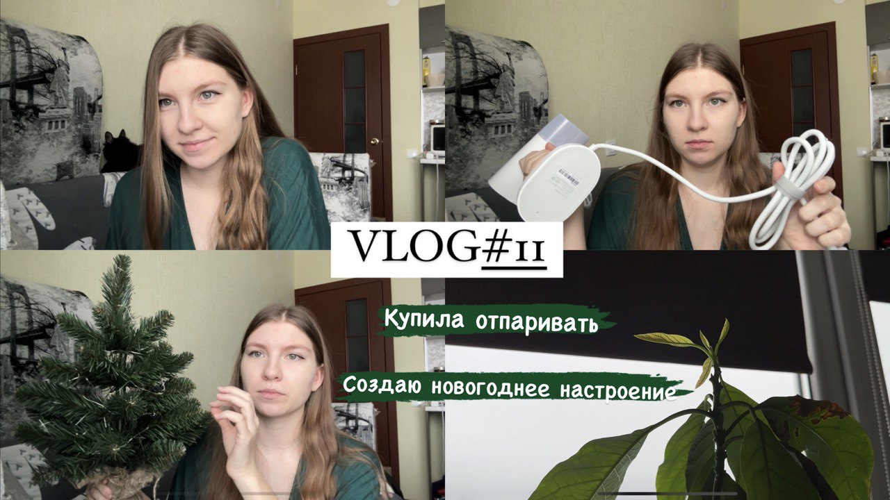 VLOG#11 СОЗДАЮ НОВОГОДНЕЕ НАСТРОЕНИЕ. КАК МЫ НАЗВАЛИ МАЛЫША. МОИ ПОКУПКИ смотреть онлайн