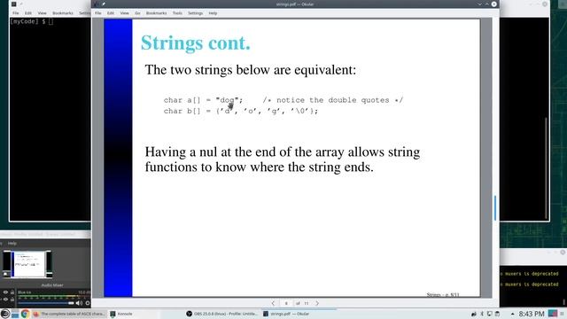 C Programming: Introduction to Strings смотреть онлайн