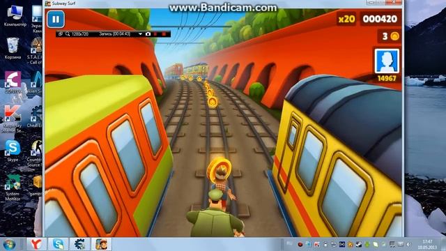 Прохождение Subway Surfers часть 4 смотреть онлайн