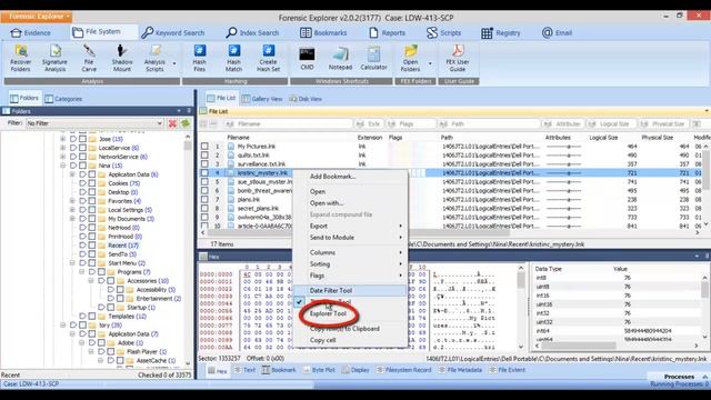 Forensic Explorer - Windows style navigation bar смотреть онлайн