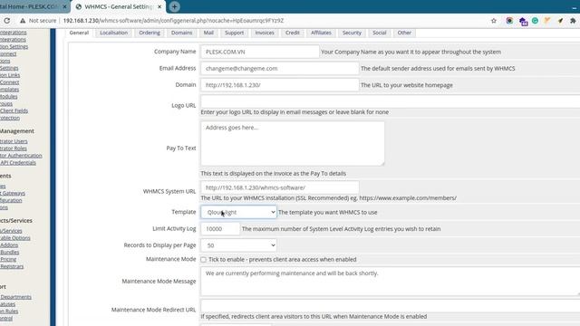 WHMCS Templates Setup смотреть онлайн