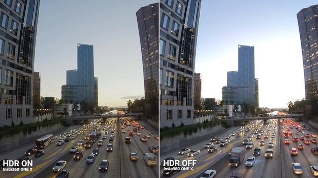 Insta360 ONE X. Съемка HDR-видео