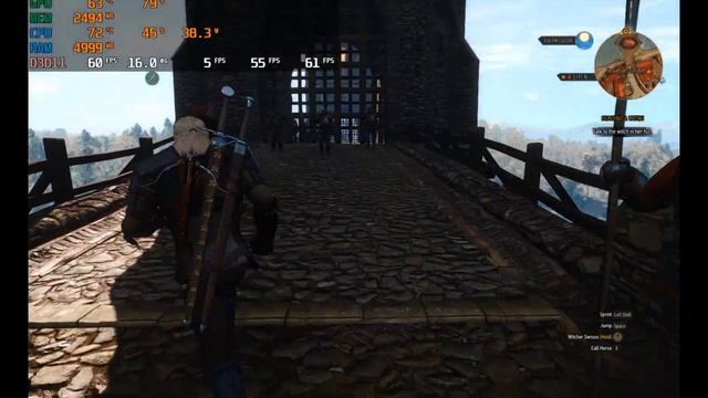 THE WITCHER 3 | AMD Ryzen 5 4600g | RX580/ RX 590 GME 8GB | FPS TEST смотреть онлайн