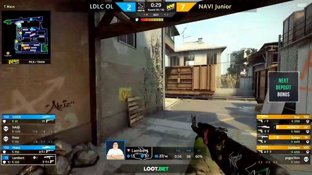 (EN) NAVI Junior vs LDLC OL | map 2 | LOOT.BET/CS Season 9 | by @DanChanCSGO & @DktrumanTV смотреть онлайн