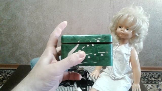 Покупки у населения.Шикарная высокая кукла блондинка .Фотоаппарат в родной сумке .Рог для вина .