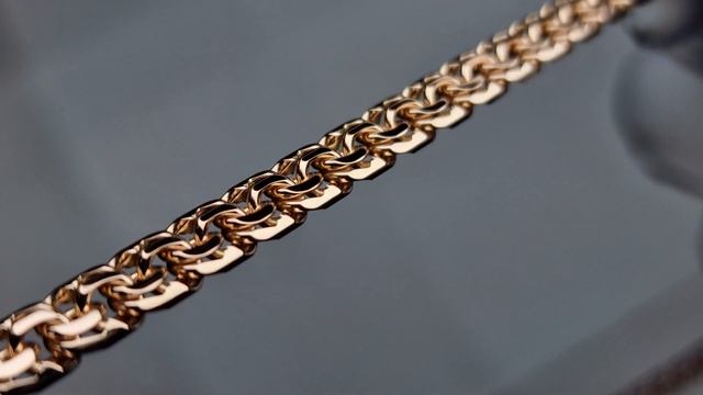 ЦЕПЬ БИСМАРК 41 ГРАММ ЗОЛОТО 55 СМ . смотреть онлайн