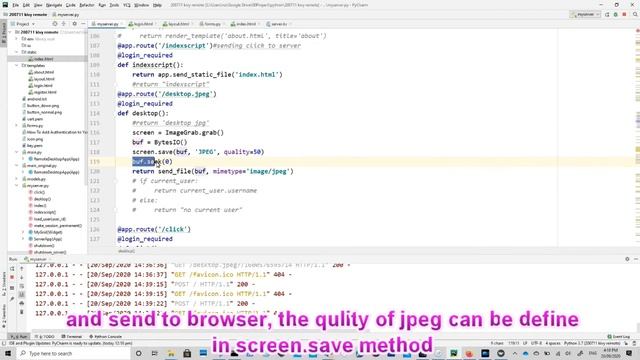 Remote Desktop with python 02 - Flask Routing & Template смотреть онлайн